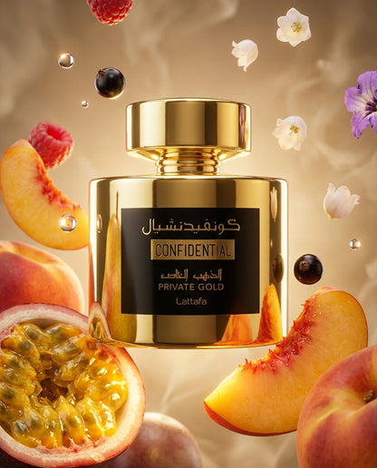 Confidential Private Gold – Lattafa | Eau de Parfum 100ml