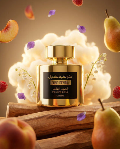 Confidential Private Gold – Lattafa | Eau de Parfum 100ml
